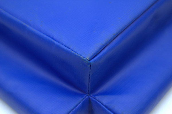 Напольное защитное покрытие наружного периметра металлоконструкции. Цвет синий 2