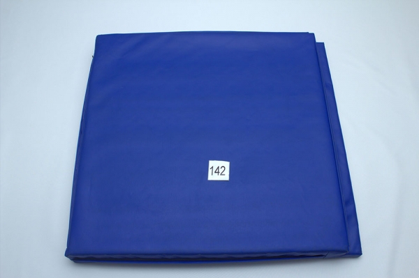 Напольное защитное покрытие наружного периметра металлоконструкции. Цвет синий 12