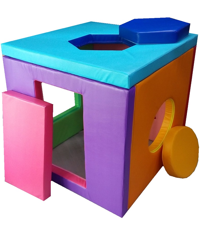 Игровой мягкий модуль «Домик-Куб» 1