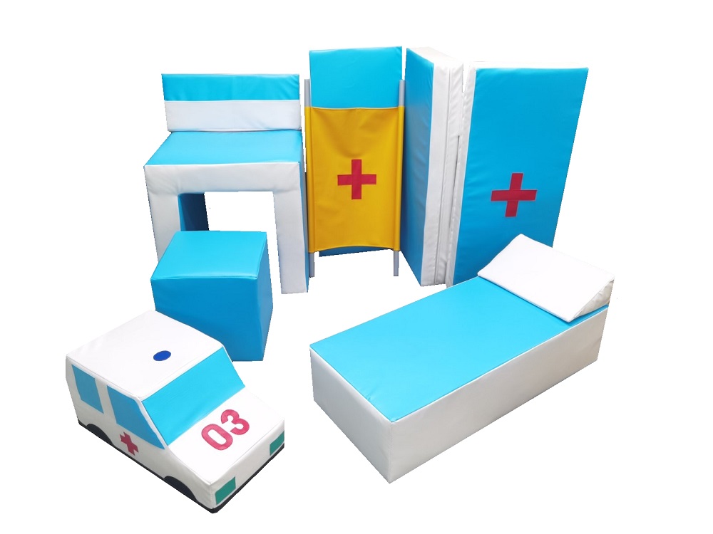 Набор детских мягких модулей «Больница» 1